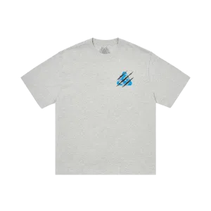 Palace Ripped Tri T-shirt Grey Marl