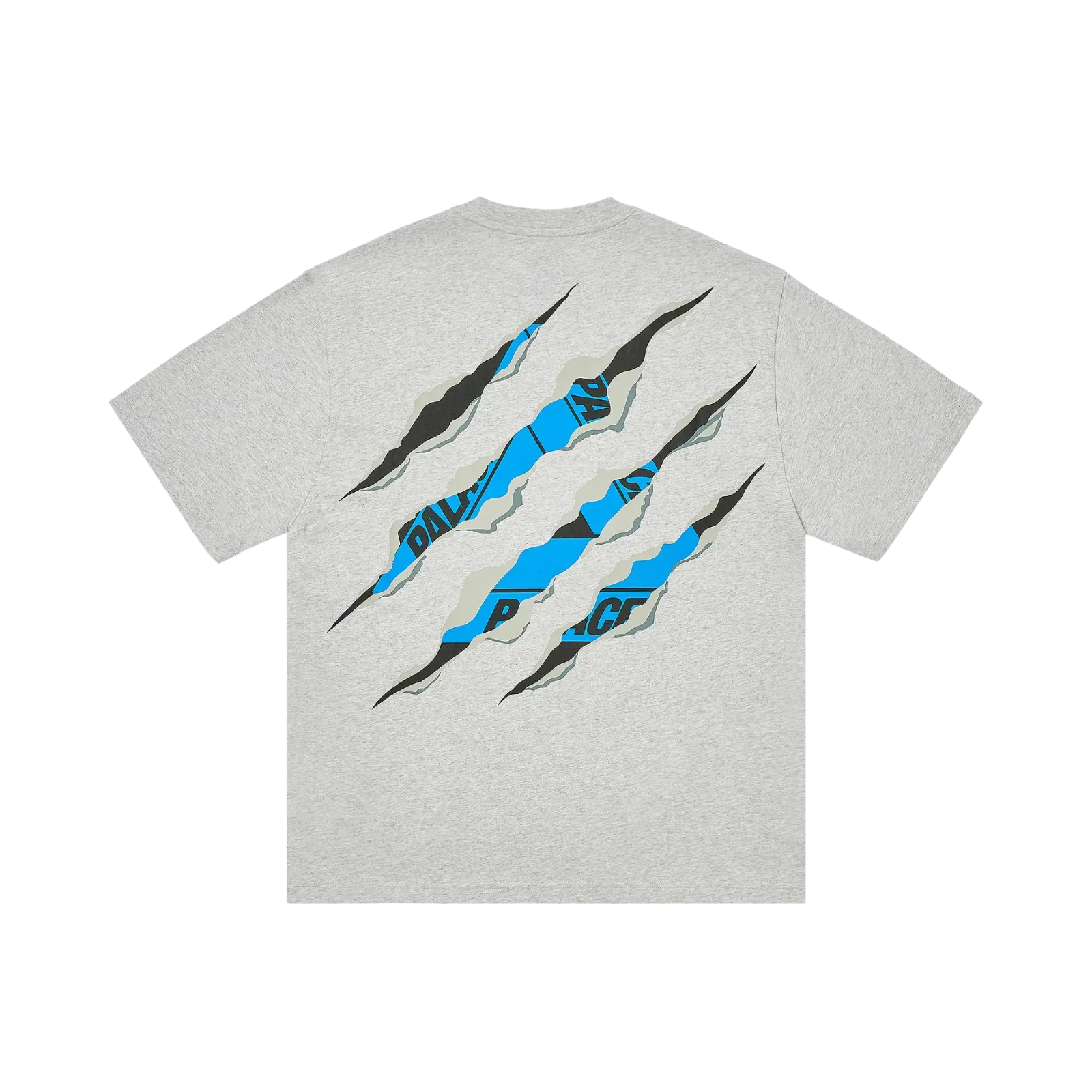 Palace Ripped Tri T-shirt Grey Marl