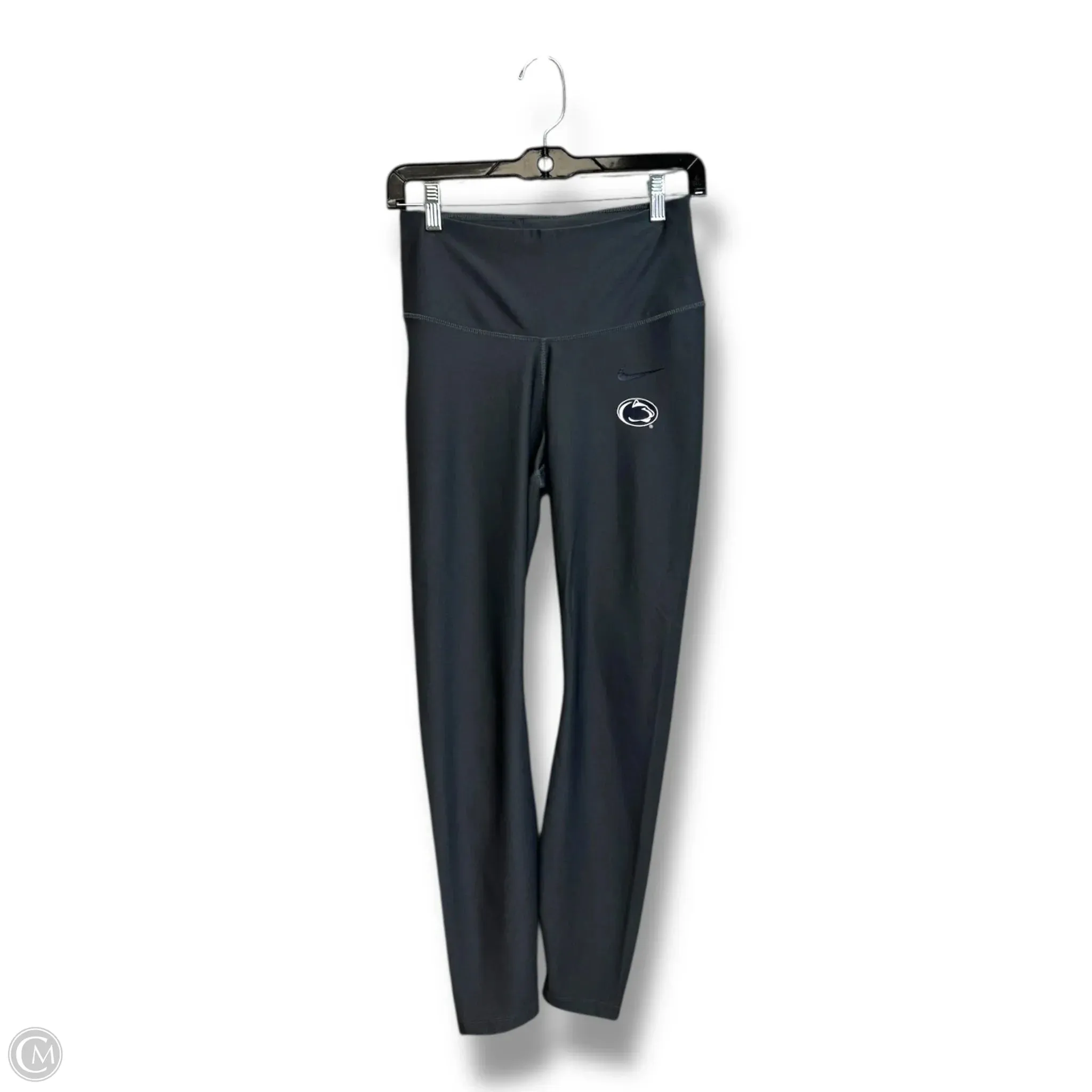Penn State Athletic Leggings By Nike Apparel In Grey, Size: M