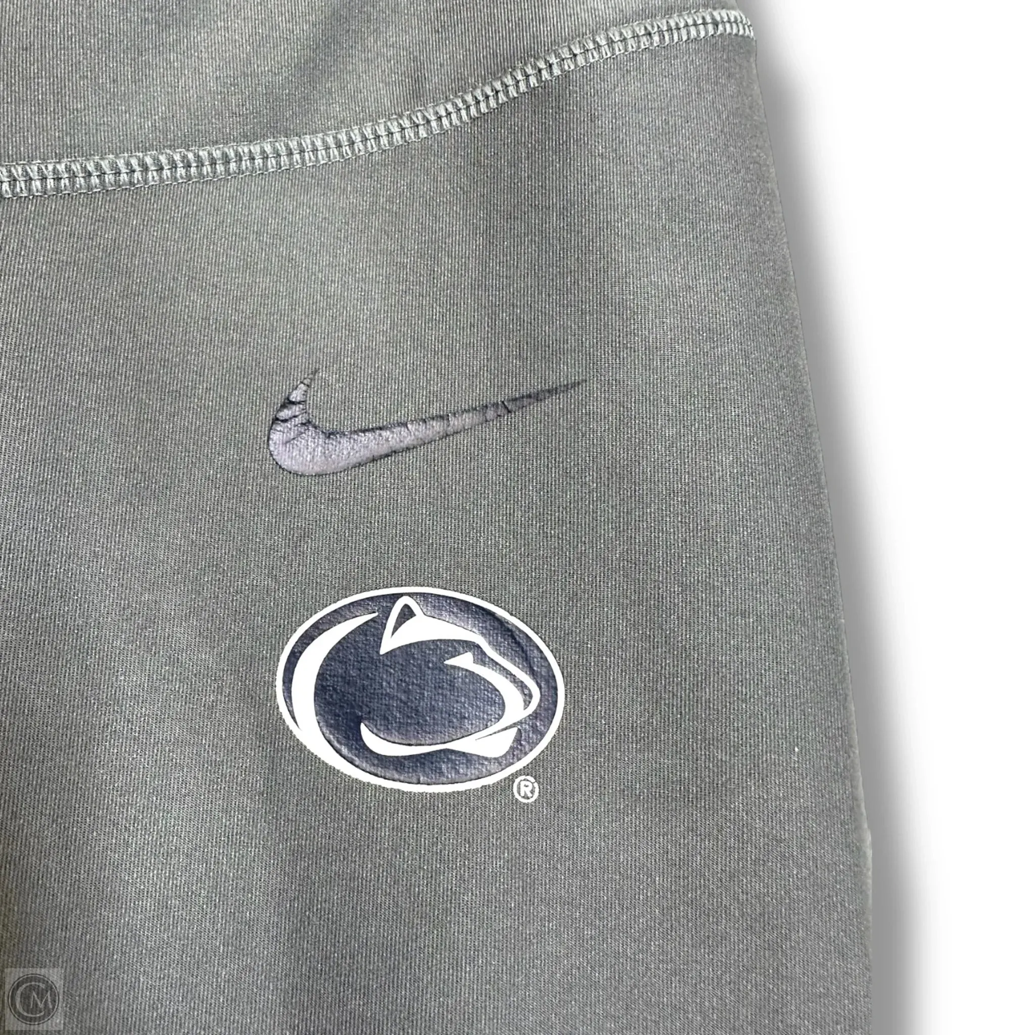 Penn State Athletic Leggings By Nike Apparel In Grey, Size: M
