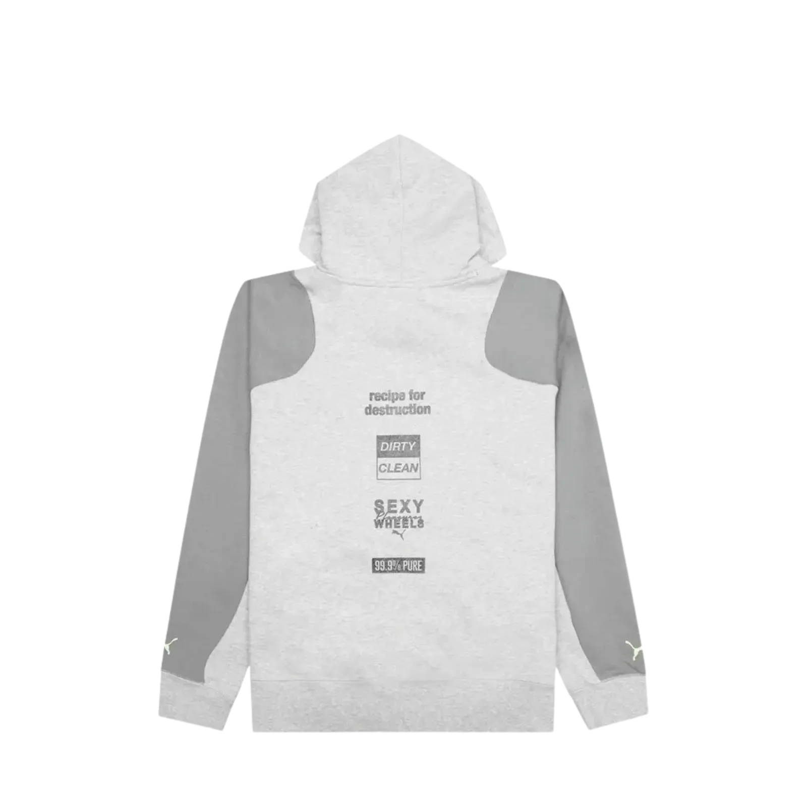 Puma x Pleasures Hoodie Light Grey