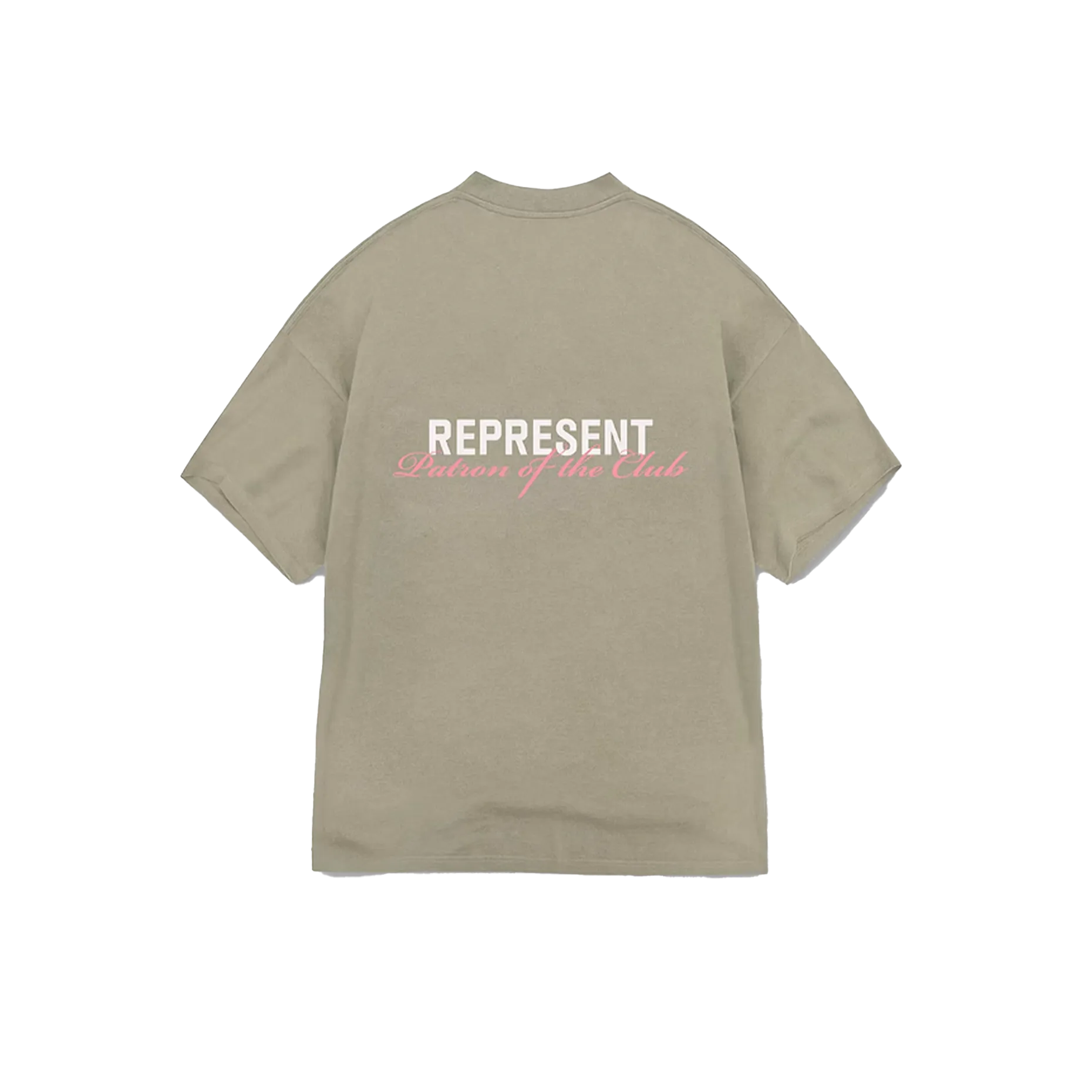 Represent Patron Of The Club T-Shirt Khaki/Pink