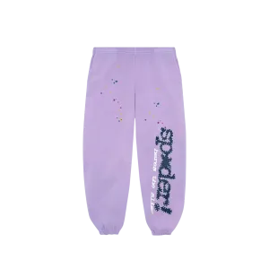 Sp5der Aa Sweatpants Purple