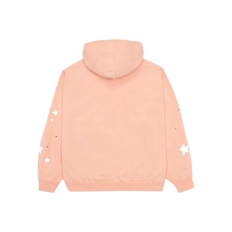 Sp5der Hoodie Peach