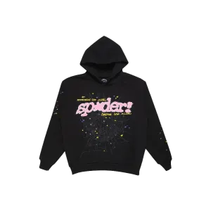 Sp5der New Punk Hoodie Black