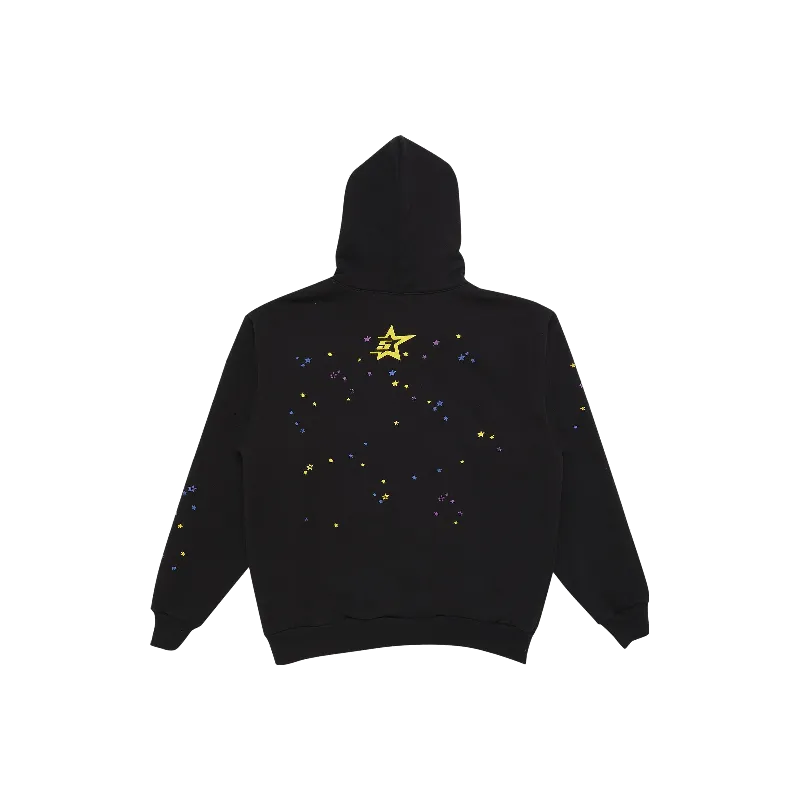Sp5der New Punk Hoodie Black