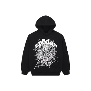 Sp5der OG Web Hoodie Black
