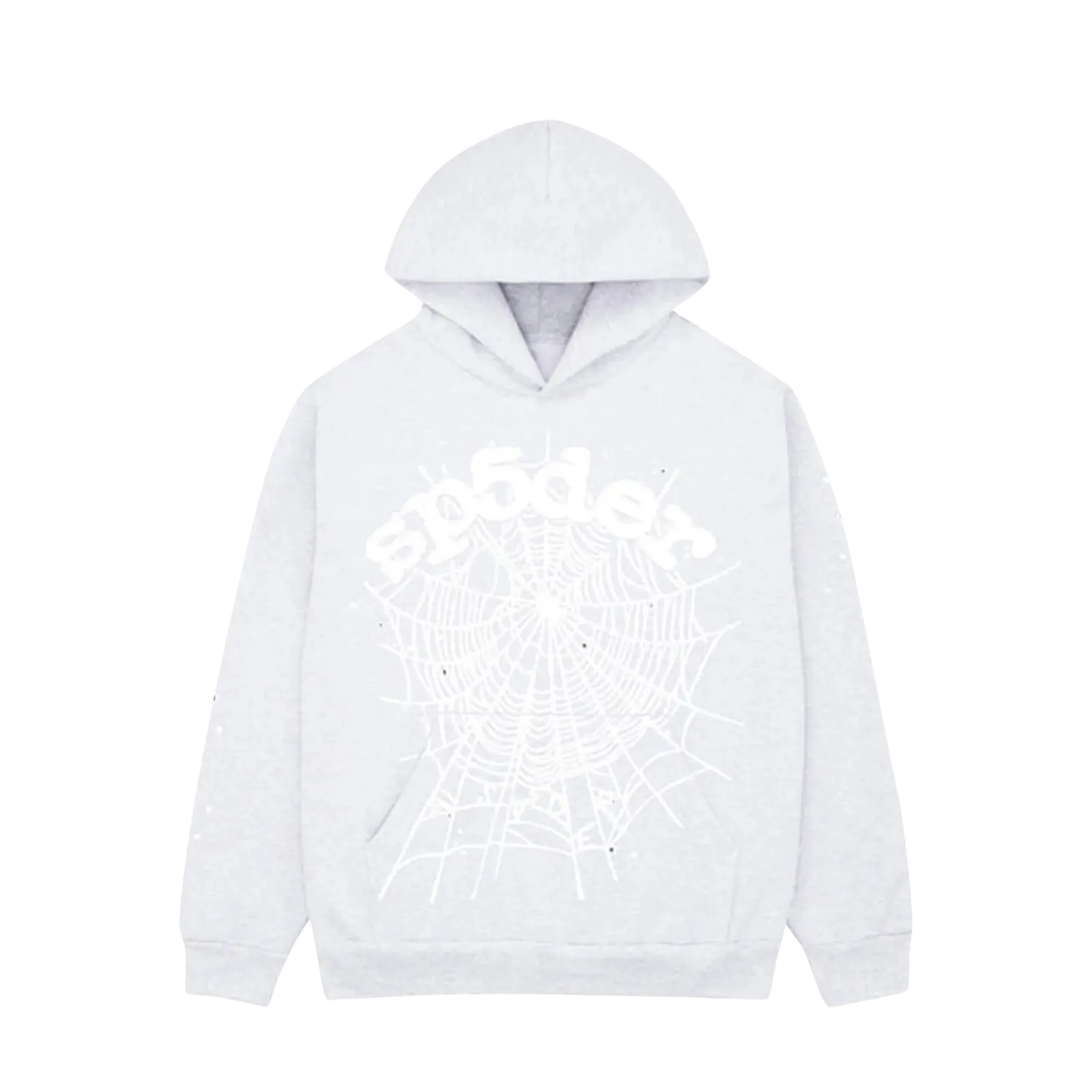 Sp5der OG Web Hoodie Heather Grey