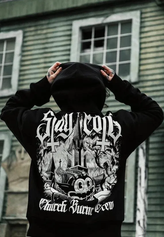 Stay Cold Apparel - Church Burner Crew Black - Hoodie