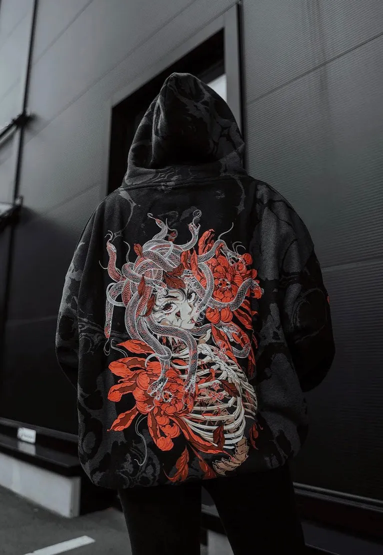 Stay Cold Apparel - Medusa Oversized Grey - Hoodie