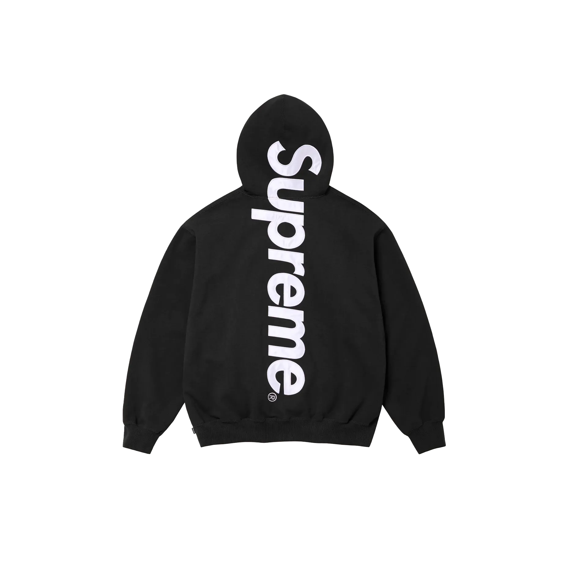 Supreme Appliqu Hooded Sweatshirt Black