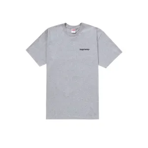 Supreme Fuck Money Tee Heather Grey
