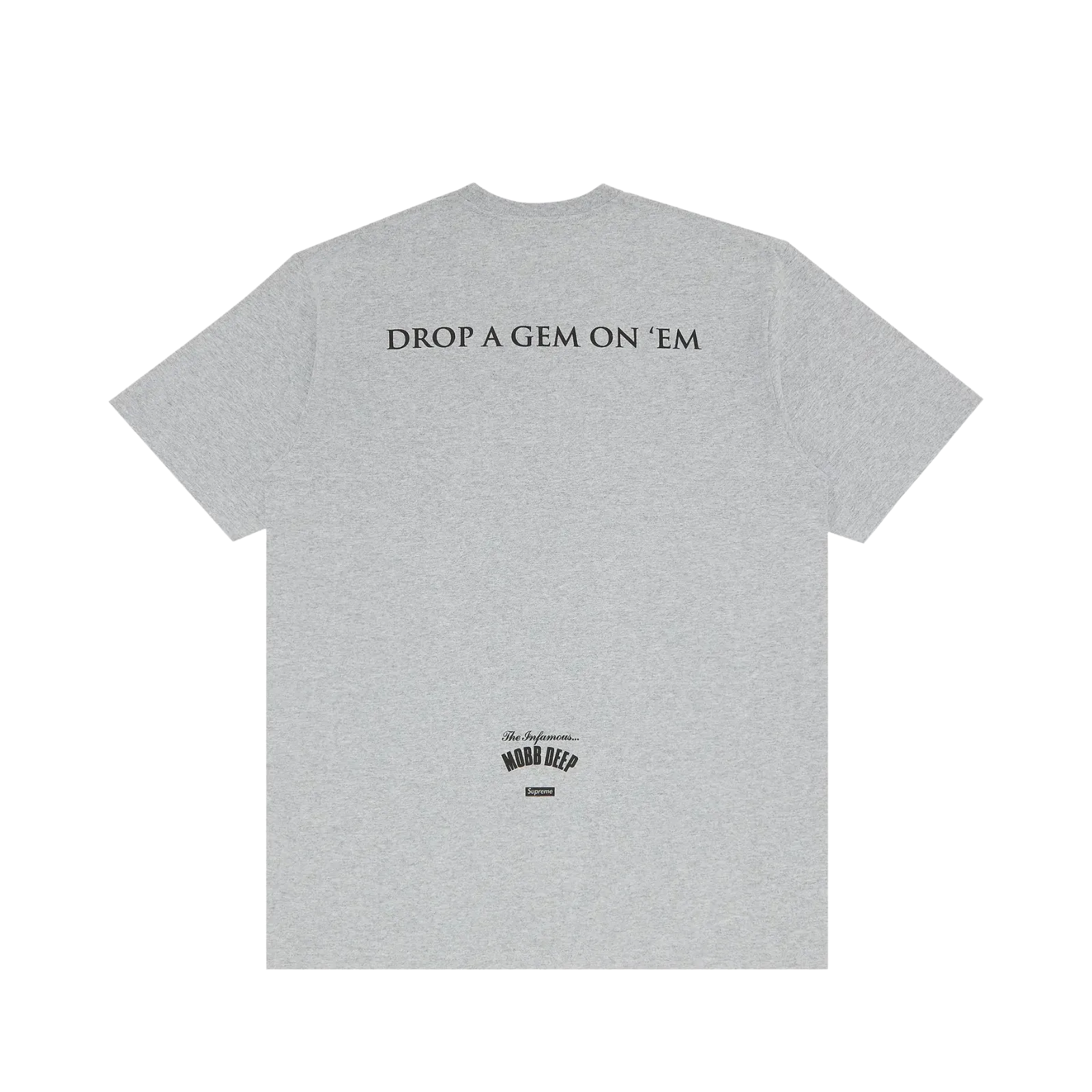 Supreme Mobb Deep Dragon Tee Heather Grey