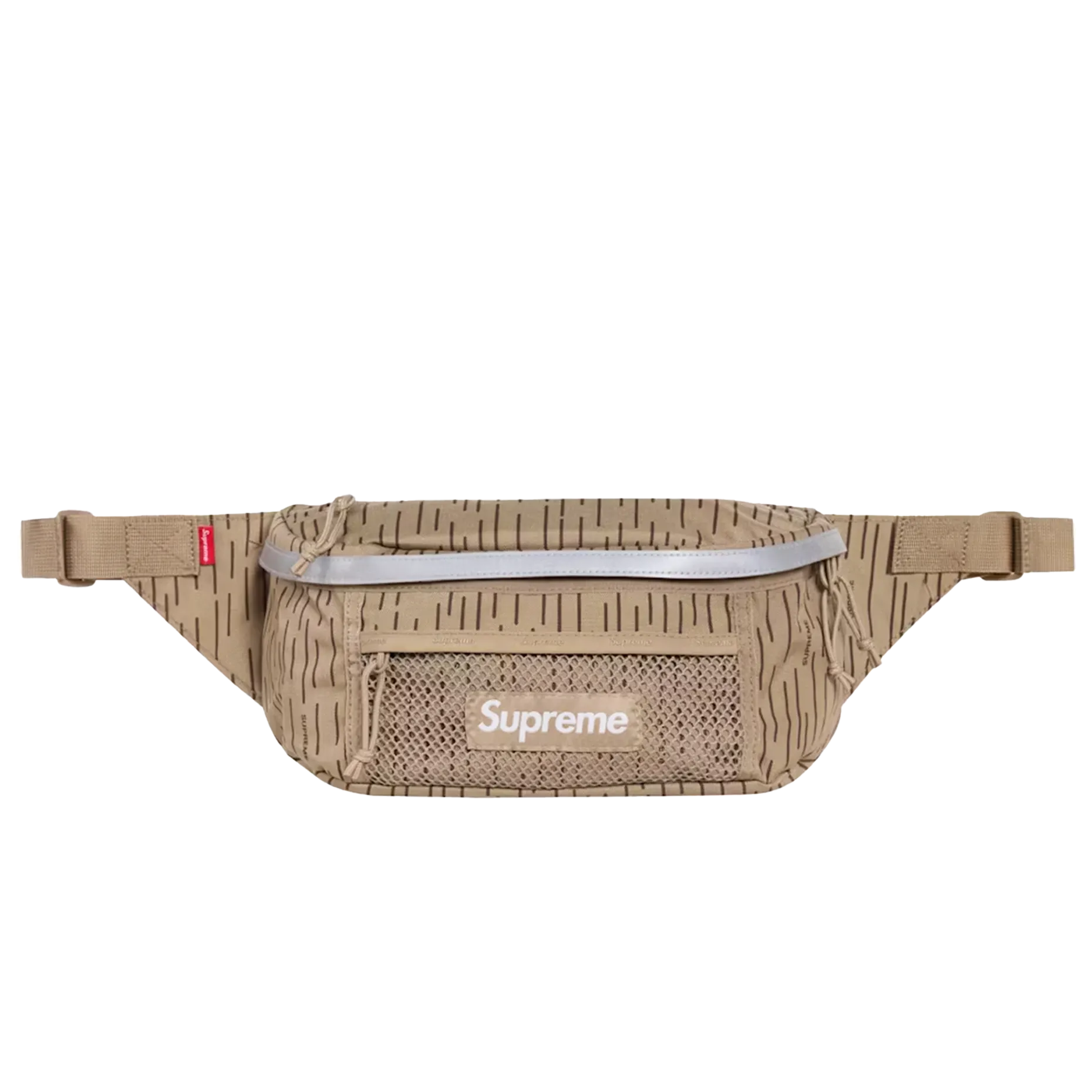 Supreme Waist Bag Tan Raindrop