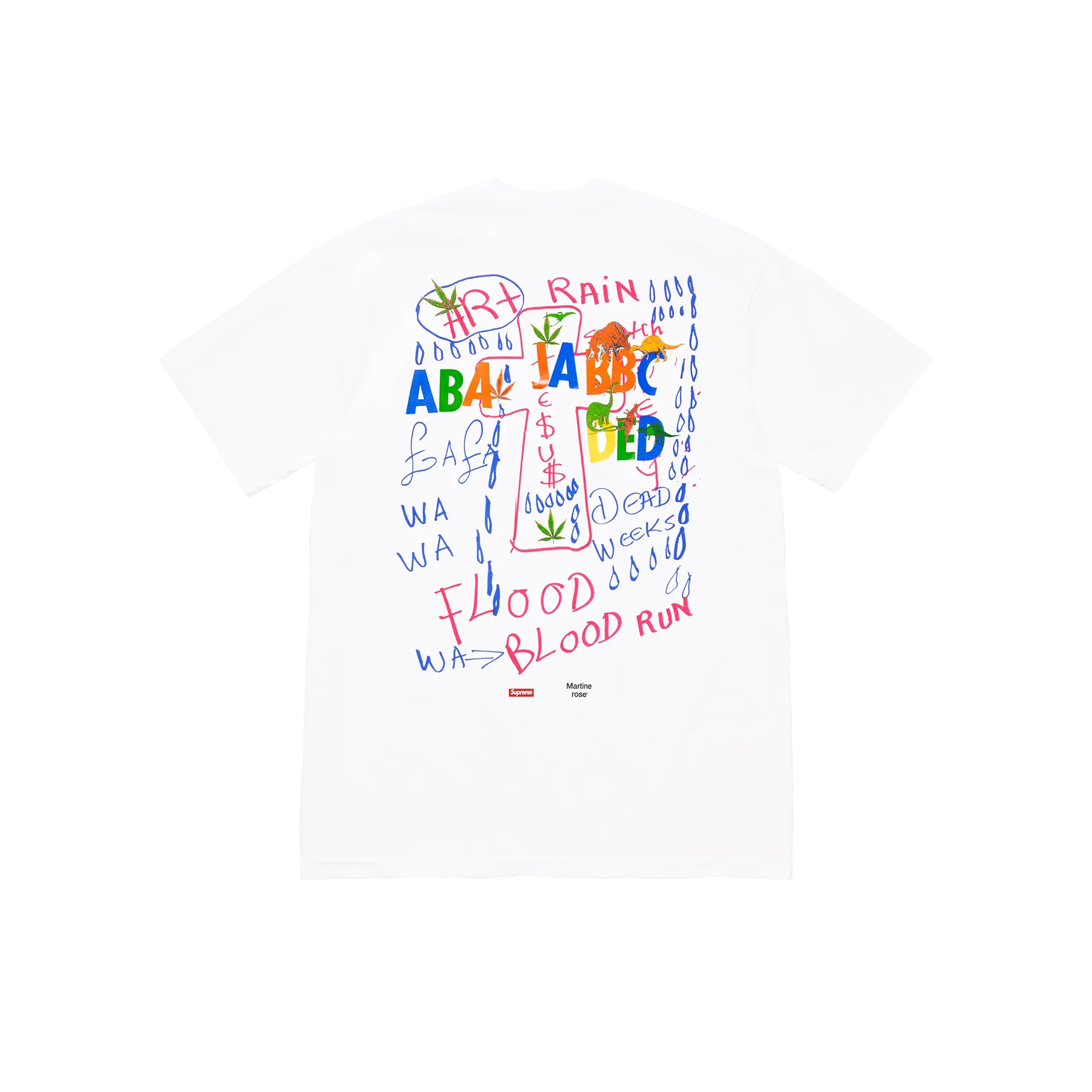 Supreme x Martine Rose Lee Scratch Perry Tee White