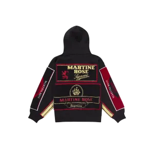 Supreme x Martine Rose Towel Zip Up Hooded Sweatshirt Black