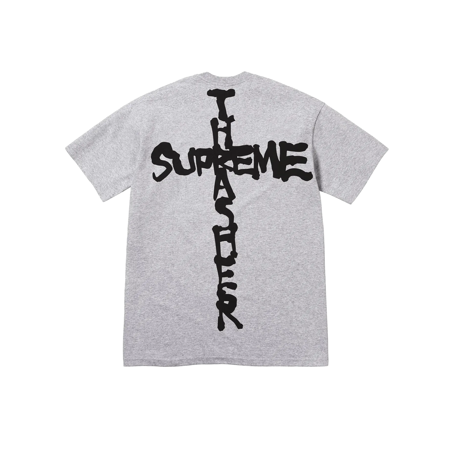 Supreme x Thrasher Cross Tee Heather Grey