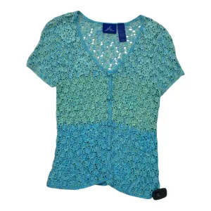 Sweater Ss By Cmc In Blue & Green, Size:S