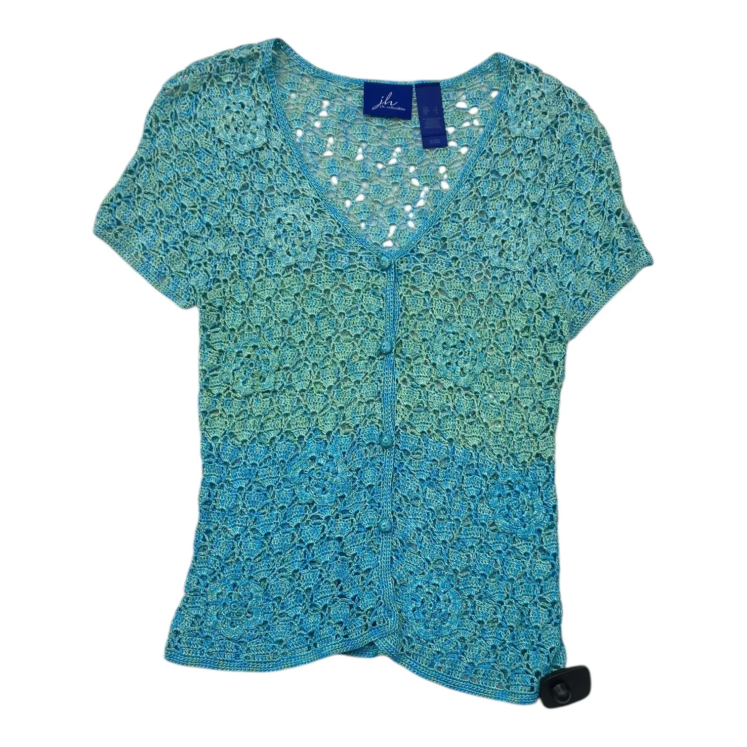 Sweater Ss By Cmc In Blue & Green, Size:S