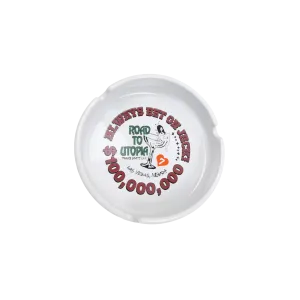 Travis Scott Road to Utopia Las Vegas Ashtray White